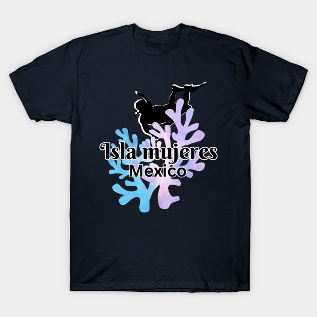 Isla Mujeres Mexico T-Shirt by DW Arts Design